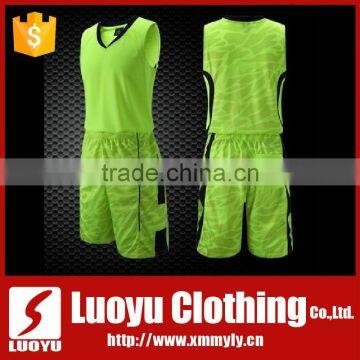 100% polyester custom double mesh wholesale reversible basketball jerseys / uniform
