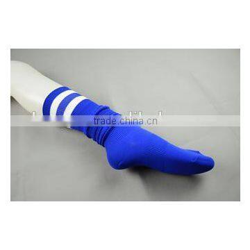 Cheap knee high soccer socks,striped football socks,elite wholesale football socks