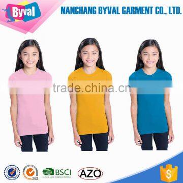 Activewear Apparel Kids Wholesale Tshirts Sportswear Longer Length T-Shirt Custom