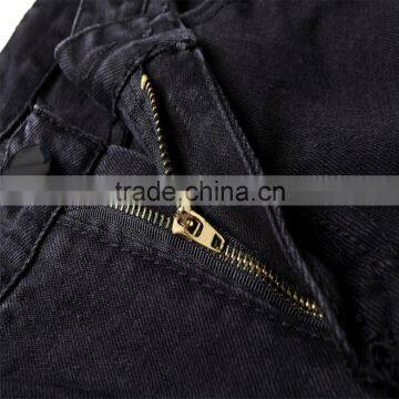 New Men's Brand Men's Jeans Black Jeans Hole Personality Male Personality Hiphop Pants photo-4