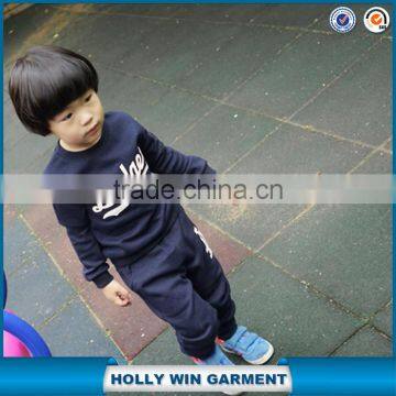 Custom printed o neck hoody sports racing child clothes
