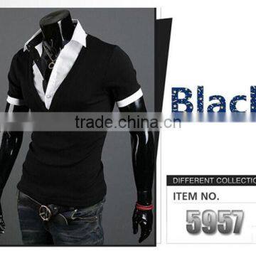 New Arrival MOQ 1pc 3 Colors Choice Lastest Design T-shirt,t Shirt Wholesale China,blank T-shirt photo-2