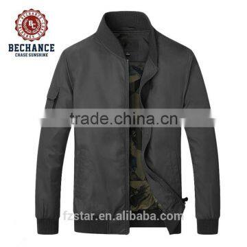 2016 New Fashion Spring Fall Man Bomber Jacket Pilot Jacket Casual Coat photo-3