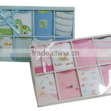 Baby 8pcs clothes set gift box/baby wear/baby garments