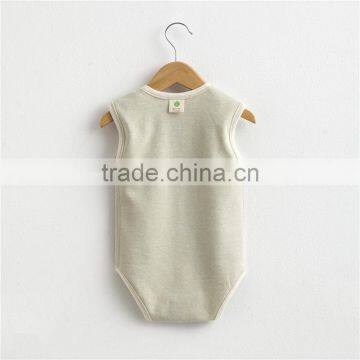 Wholesale 100% Organic Cotton Baby Romper Outfit Newborn Baby Girl Boy Romper photo-2