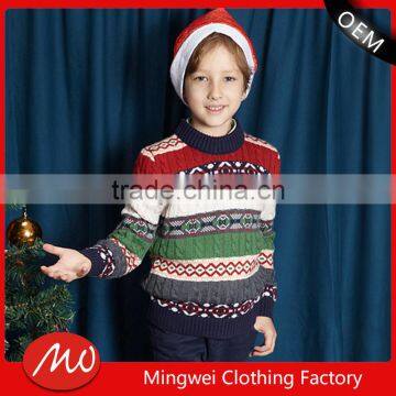 new design knitted boys pullover christmas kids jumpers for sale