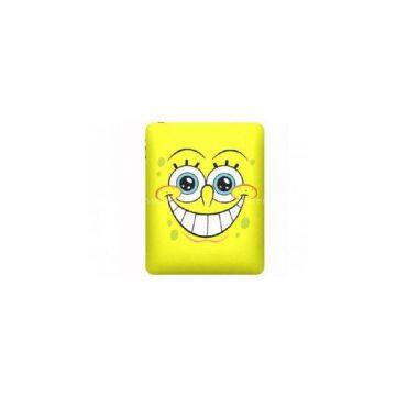 Anti - Compressive Yellow SpongeBob Ipad 2/3 Silicone Cases / Color Filled Logo