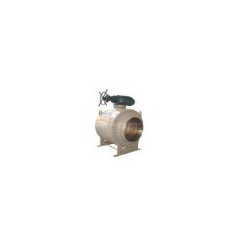 Trunnion mounted ball valve