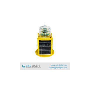 Portable Medium-intensity Type B Solar Aviation Obstruction Light