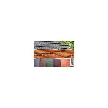 Arc / Classic Rainbow Lightweight Metal Roofing Tiles / Stone Coated Steel Roof Tile