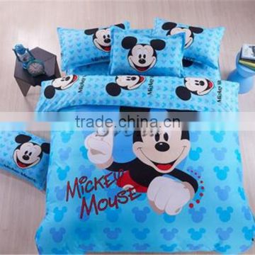 (Creazy cheap) Children cartoon bedding set 3/4pcs boy&girl 100% cotton bedding set for kids