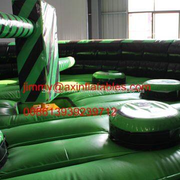 Adult Giant Outdoor Dia 8M Multi-play Inflatable Meltdown Wipeout Games For Sale photo-2
