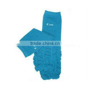 2014 Latest Beautiful Blue lace Leg Warmers for baby