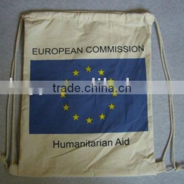 cotton drawstring promotional bag