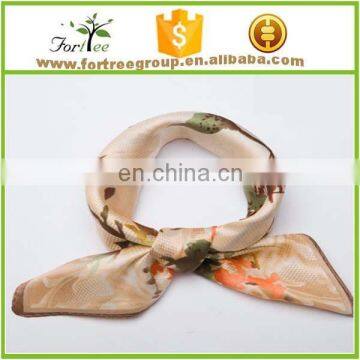 Ladies' Custom Logo Satin Bandana Women's Stylish Scarf for Adults Promotional Customized Imitated Silk Bandana photo-5