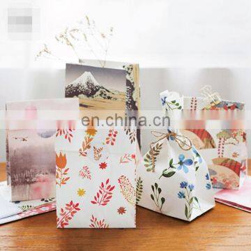 Most Popular Ukiyo-e Natural Set Paper Bag Creative Paper Gift Bag Home Decor Wholesale