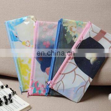 Beautiful Brand Cute Cartoon PVC Mesh Pencil Bag photo-1