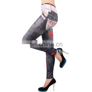 Newest Printed Seamless Tatoo Design Legging Pantaloon photo-3
