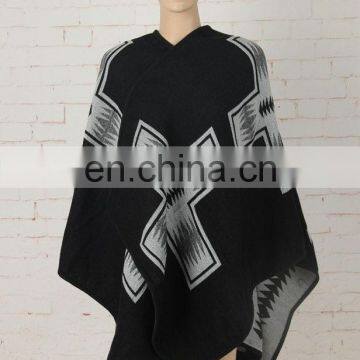 wholesale ladies wraps and sweaters oversized pullover cashmere poncho