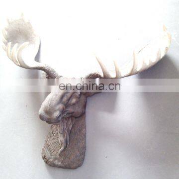 Lifesize Resin Moose Wall Mounted Head