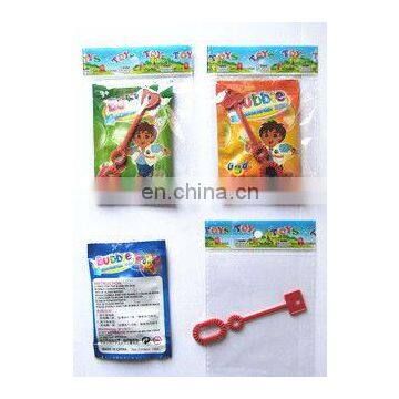 promotional outdoor plastic toy concentrate bubble water bubble stick