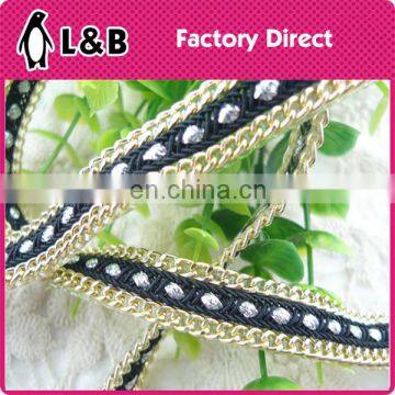 New Design Hot Fix Plastic Trim For Iron On Bag