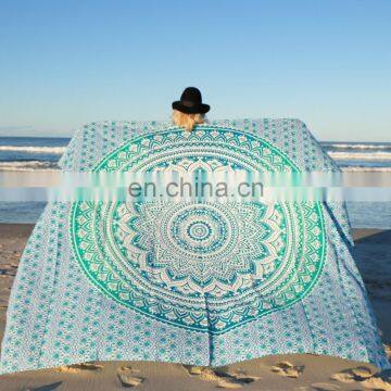 Ombre Hippie Mandala Tapestry Decorative Wall Hanging Beach Throw Yoga Mat Bedspread