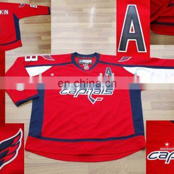 WASHINGTON CAPITALS RED,8# OVECHKIN top quality /new style/ice hockey jersey