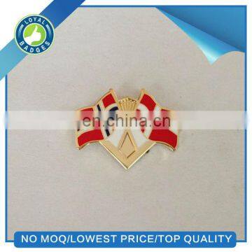 Norway friendship flag lapel pin