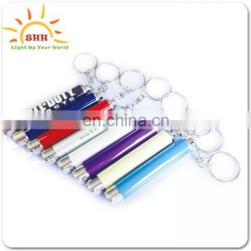 custom logo mini promotional Led Keychain with projector logo function for promotion gifts