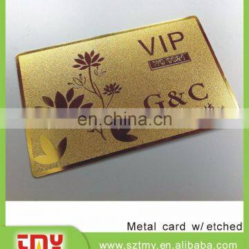 86*54*0.3mm Aluminum/ Stainless Steel Metal Business Card ,embossed Metal Cards photo-4