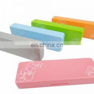 Best Seller Plastic Pocket Travel Cutlery Set With Case, Folding Chopsticks/Fork and Spoon photo-4