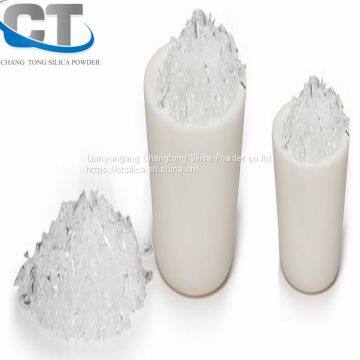 white powder fused silica powder Investment casting mould/wax material supply free sample