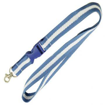 Promotional Custom Thick Unique Logo Cotton Lanyard With Metal Hook photo-4