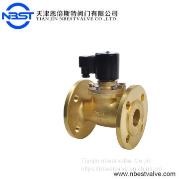 DN50 2-Way Normally Open Closes Flange Gas Solenoid Valve With Energized