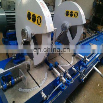 plastic window profile cutting saw machine