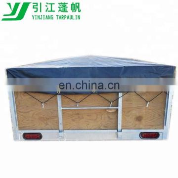 Caged Blue 650g/m2 PVC Trailer Cover with grommet