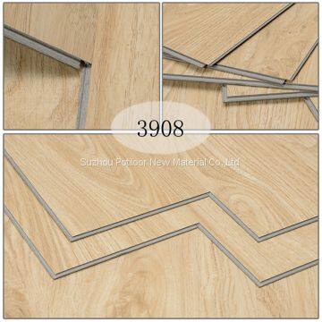 plastic flooring sheet tiles slotted click lock 3.5mm thickness 0.4mm wear layer