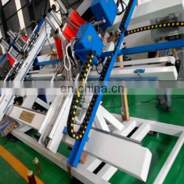 Plastic window CNC vertical four corner welding machine