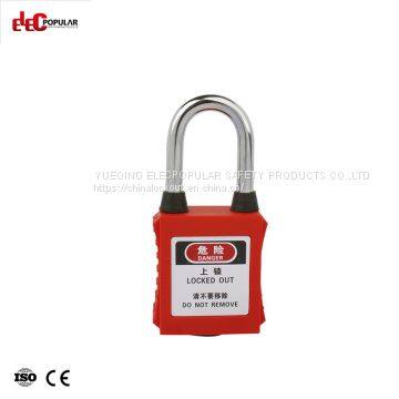 38mm Dustproof Steel Shackle Safety Padlock EP-8521D~EP-8524D  ABS Safety Padlock