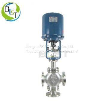 3 Way Electric Actuated Control Valve