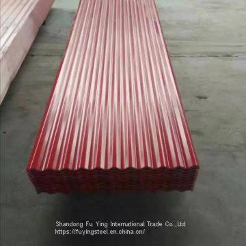 color coated   corrugated steel roofing sheet