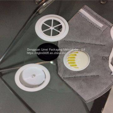 Bulk stocks PP breathing valve for face ma sk silicone valve filter
