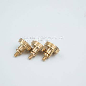 Cutting head fasteners for laser cutting machines