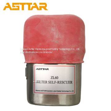 mining filtered self rescuer ZL60 60min