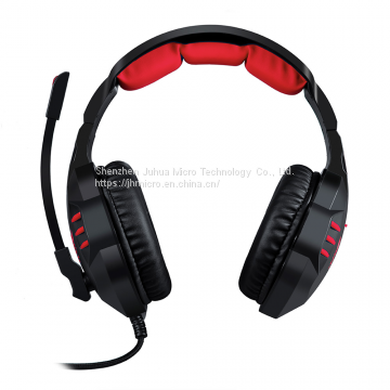 Headset Noise Cancelling Mic LED Light Over Ear Headphones for PS4 Xbox One Mac photo-4