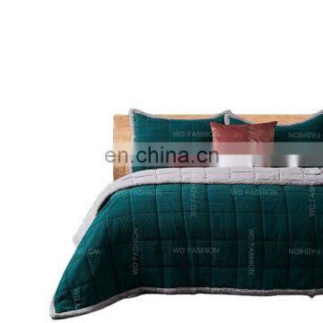 hot sale flannel sherpa bedding set for south america market tiktok comforter sets wholesale