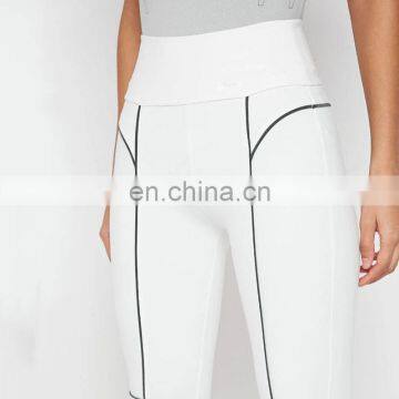 LAITE TR2017 Ins Hot Sales Women New Styles Fashion Stripe Sexy Pants Ladies Reflection Bodycon Trousers Women Clothing photo-2