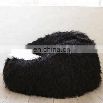 fur tear drop beanbag