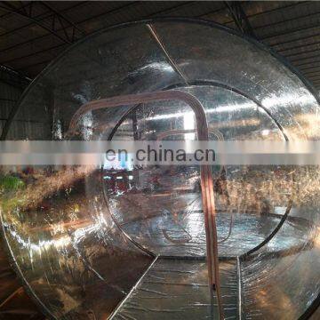 4m Outdoor Portable Clear PVC Steel Pole Inflatable Bubble Camping Tent for Sale